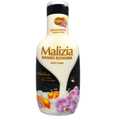Malizia душ-гел пяна за вана, Орхидея, 1литър