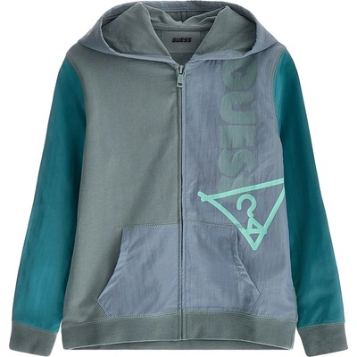 GUESS Спортен суичър с контрастни ръкави за момче Guess
