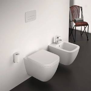 Ideal Standard Тоалетна чиния Ideal Standard i. life S с плавно затваряне, лъскаво бяла (T473701)