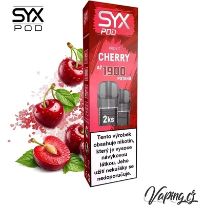 Syx Pod Cherry 16,5 mg 2 x 950 potáhnutí