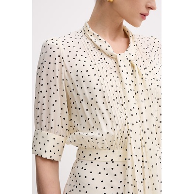 Luisa Spagnoli лятна рокля с добавена коприна Pinasca (542839)