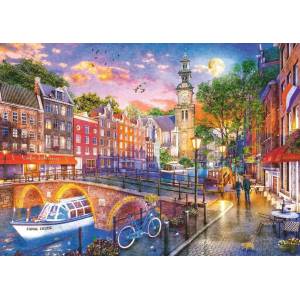 Ravensburger - Puzzle Amsterdam - 1 000 piese