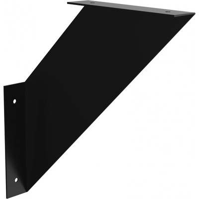 Walteco Konzole FLO, 200x200mm, nosnost 15 kg, matná černá Množství: 1 ks , 1390