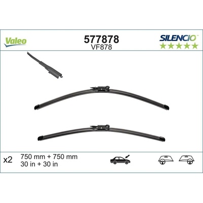 Valeo Silencio X-TRM 750+750 mm VA 577878