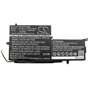 Cameron Sino Батерия за лаптоп HP HSTNN-DB6S PK03XL for Spectre Pro X360, 11, 4V 4900mAh (CS-HPX134NB)