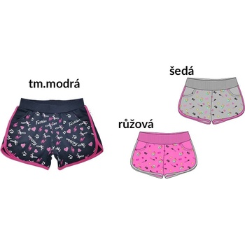 Sezon dívčí šortky šedá