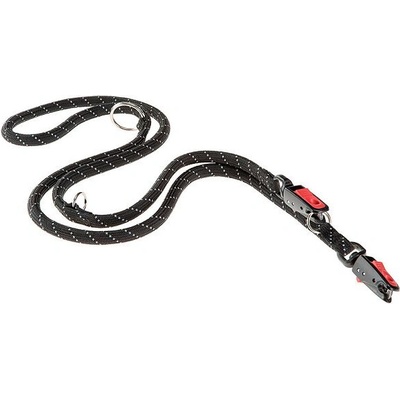 Ferplast Повод за куче Sport Reflex, нейлонов, черен 120-200 см