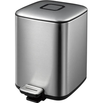 EKO-Europe Кош за отпадъци EKO REGENT с педал (6 л) - хром мат (EKO 938806 - Matt s/s)