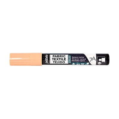 Pebeo Setaskrib Opaque Broad Tip Marker fixky na tmavý textil 451 Pastel orange