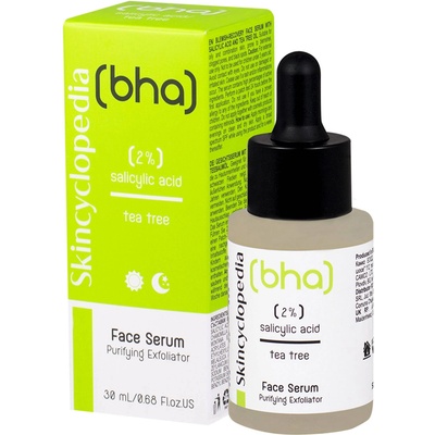 Skincyclopedia Серум за лице с 2% салицилова киселина и чаено дърво, 30 ml