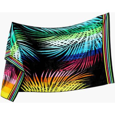 Škodák plážová osuška farebné palmové listy 100 x 180 cm
