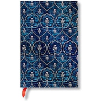 Paperblanks Тефтер Blue Velvet, Mini, широки редове, мека ко (1570180382)