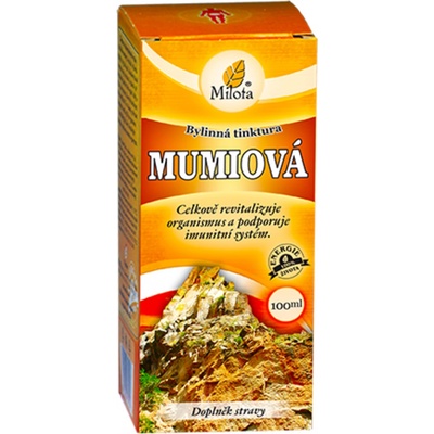 Milota Mumiová Bylinná tinktura 100 ml