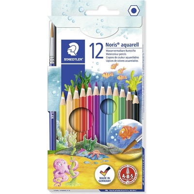 STAEDTLER Цветни моливи Noris Club Акварел асорти (12) (144 10NC12)