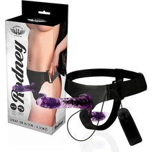 Harness Attraction Rodney Double Purple Vibrator 18 x 3.5 cm