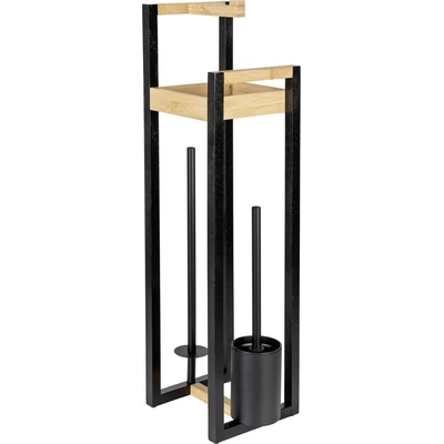 WENKO Бамбуков държач за тоалетна хартия с четка Braidi - Wenko (25640100)