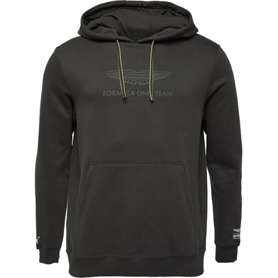 Puma ASTON MARTIN F1 ESSENTIAL SWEAT LOGO HOODIE Černá,Světle zelená