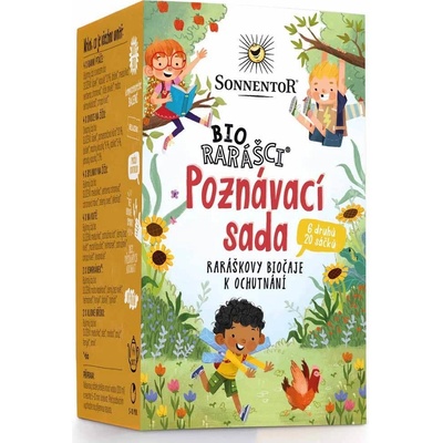 Sonnentor Bio rarášci Poznávacia sada Bio porciovaný dvojkomorový 32,8g