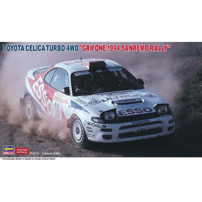 Hasegawa Toyota Celica Turbo 4WD Grifone 1994 Sanremo Rally 1:24