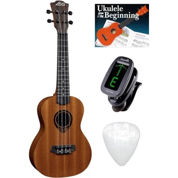 LAG TKU-10C Tiki Uku Ukulele SET Natural Концертно укулеле (TKU10C-SET)