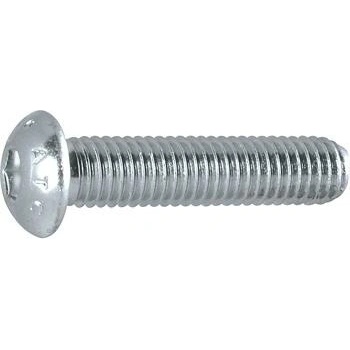 Šroub s plochou zaoblenou hlavou ISO7380-1 vn.šestihran M8x65, 10.9 ocel pozink (200 ks)