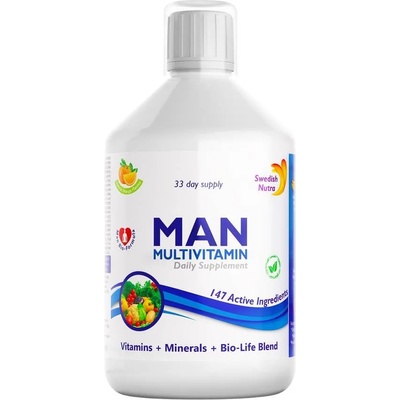 Swedish Nutra Man Multivitamin, 500 ml, Swedish Nutra