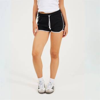 Brave Soul Къси панталони Brave Soul Running Shorts with Contrast Binding - Black/ White