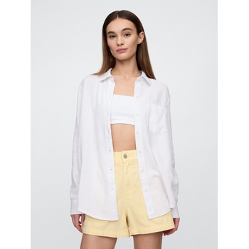 GAP Ленена риза GAP GAP | Byal | ЖЕНИ | XXS