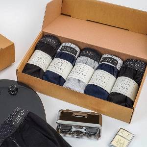 Братя Гьокови Комплект мъжки боксерки "Midnight wear" модел 32810082 Братя Гьокови