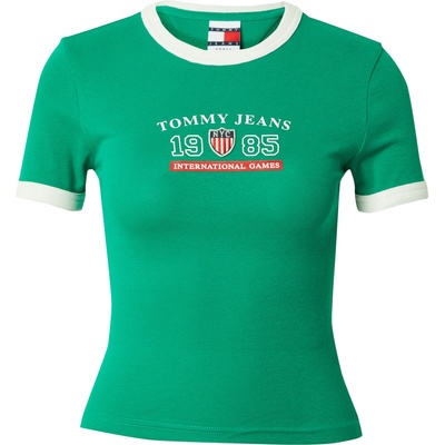 Tommy Jeans Тениска 'ARCHIVE GAMES' зелено, размер XXS