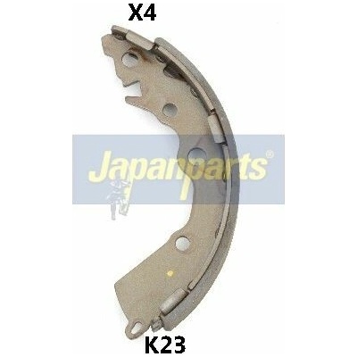 Sada brzdových čeľustí JAPANPARTS GF-K23AF
