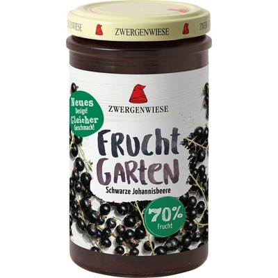 Zwergenwiese Bio FruitGarden černý rybíz 225 g