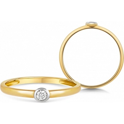 Sofia Diam zlatý zásnubní prsten s diamantem GEMBG23733 13