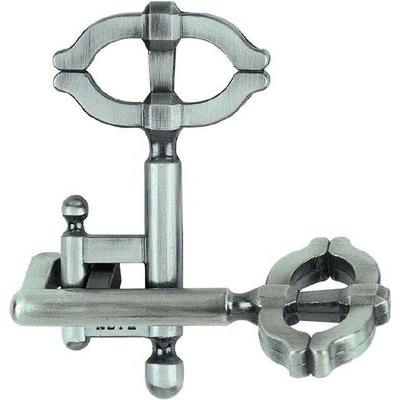 Eureka! Hanayama Cast Huzzle Key 2- kovový hlavolam
