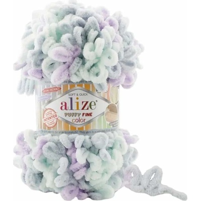 Příze Alize Puffy Fine Color 6466 – Zboží Dáma