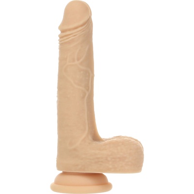 Naked Addiction 7.5" Rotating & Thrusting Vibrating Dong with Remote Skin