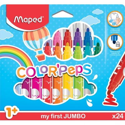 Maped Color'Peps Jumbo 6222 24 ks – Zboží Mobilmania