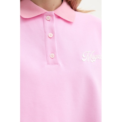 MSGM Памучна тениска с яка msgm (4041mdm114.267126)