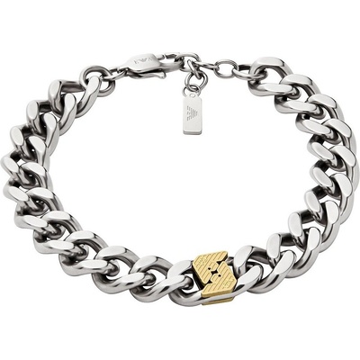 Emporio Armani Masívny bicolor náramok pre mužov EGS3186040