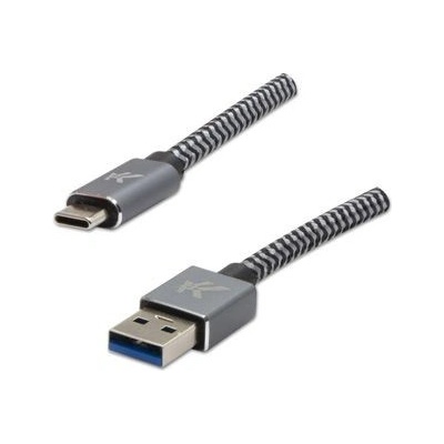 Logo KUAHDTA10ABL USB (3.2 gen 1), USB A M- USB Cm, 1m, šedý