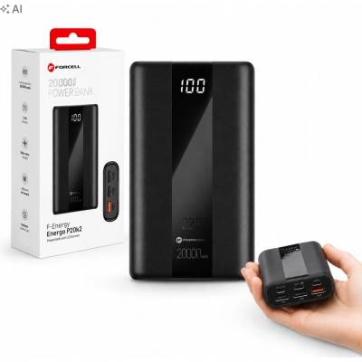 Forcell F-Energy P20K2 20000 mAh black