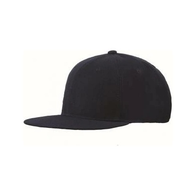 Baseballová SNAP SOLID s plochým šiltom white Navy