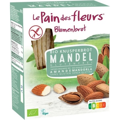 Le Pain des Fleurs Křupavé plátky mandlové bio BIO VEGAN BEZLEPEK 150 g