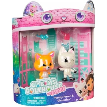 Spin Master Къщата на Габи: Комплект фигури от филма, 2 бр. - Панди Пайти и Възглавничката Котка (6074578)