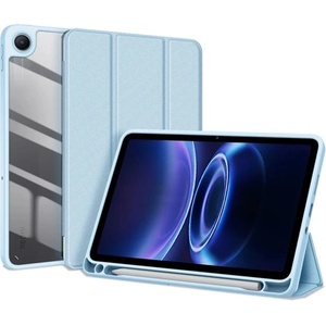 Dux Ducis Redmi Pad 2 9.7 DUX DUCIS TOBY калъф със стойка, с ефект на кожа, активен FLIP, държач за писалка, СВЕТЛОСИНЬО (GP-187285)
