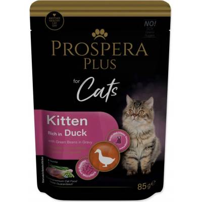 PROSPERA Plus Vrecúško pre mačiatka, kačica, zelená fazuľka 85 g