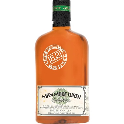 18.21 Man Made Wash Spiced Vanilla sprchový gél 3v1 100 ml
