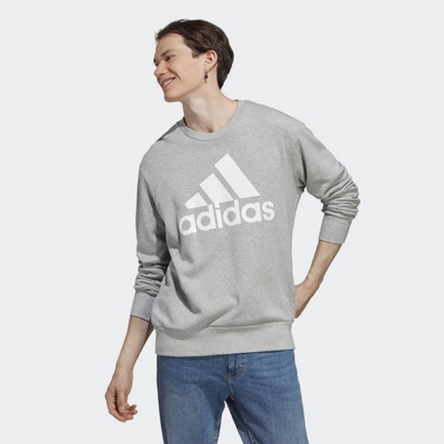 adidas Essentials French Terry Big Logo šedá