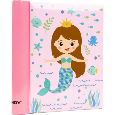 FANDY Fotoalbum samolepicí 15,5x19 cm 30 stran dětské Heroes 2 růžové