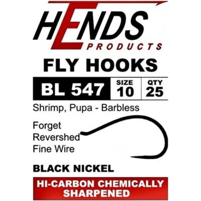 Hends BL547 Háček na pupy blešivce a pakomáry vel.10 25 ks